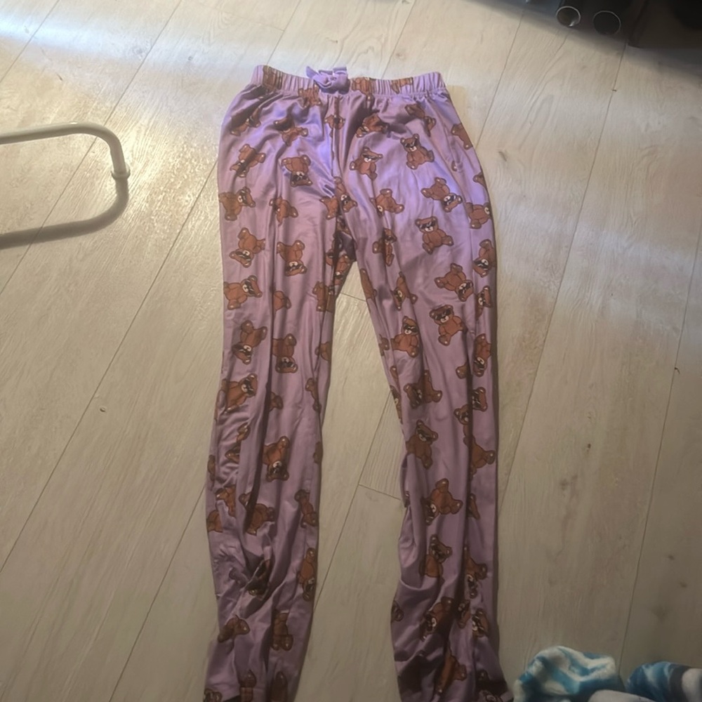 pants from rue21, purple with bears